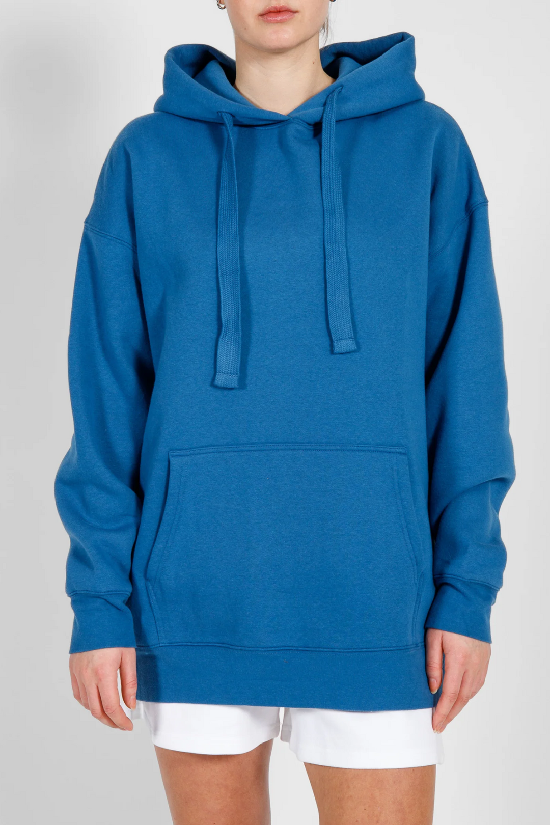 “The "PROGRESS OVER PERFECTION" Big Sister Hoodie | French Blue