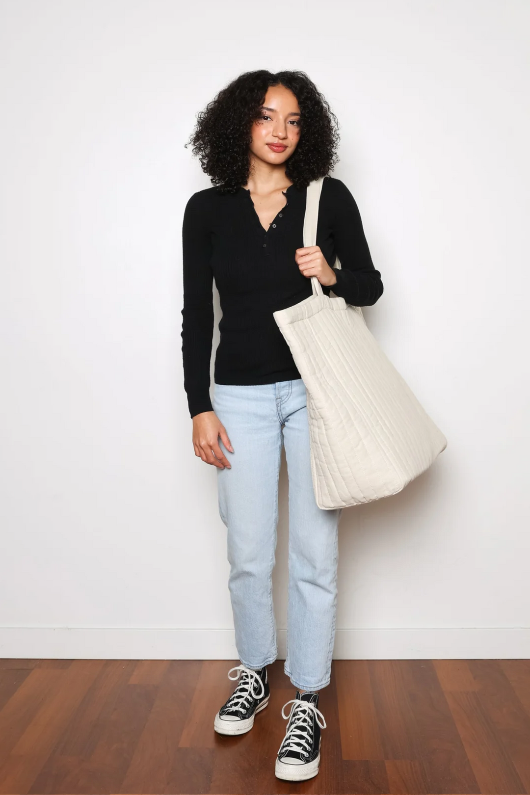 THE ESME | Oversized Quilted Tote Bag