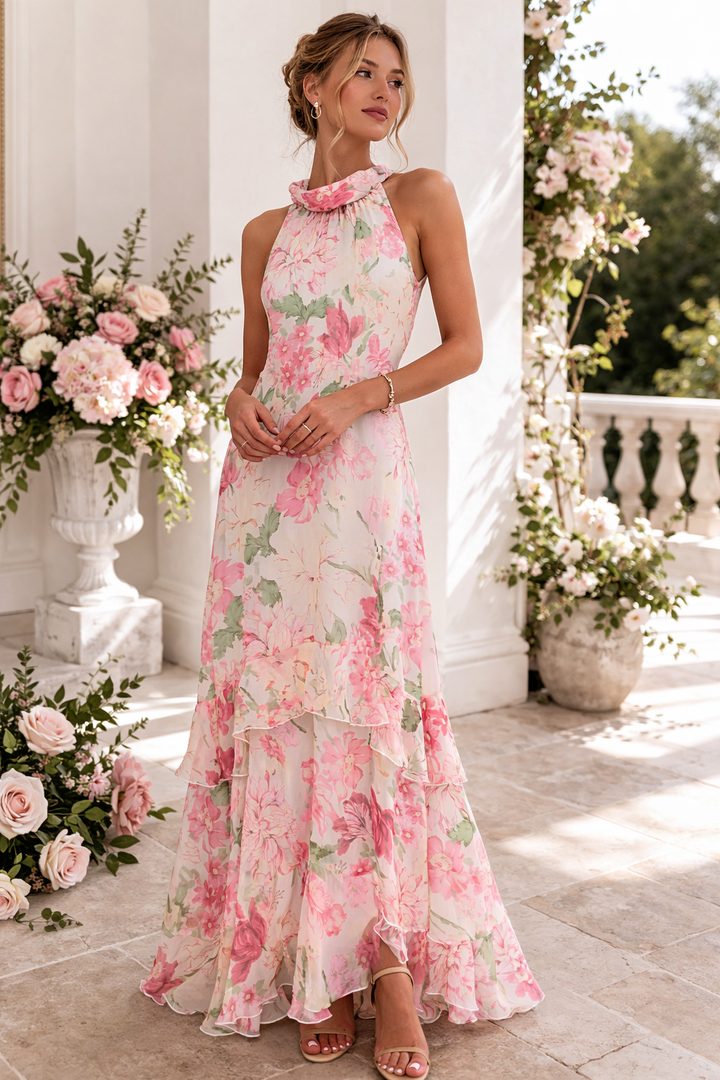 Sanna Halter Maxi Dress