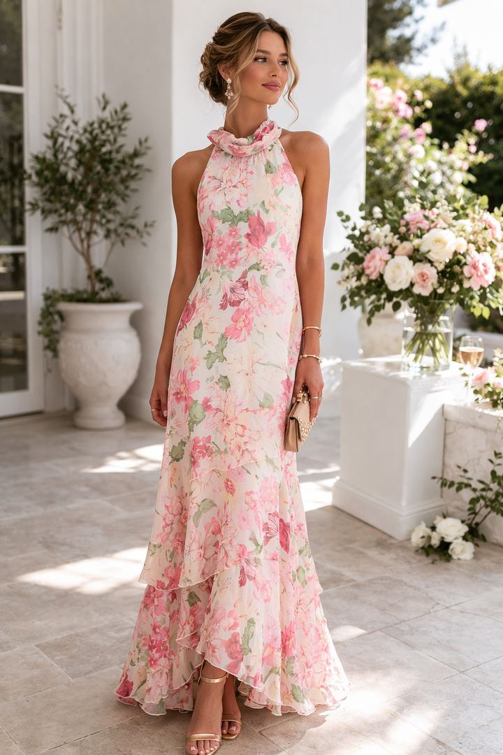 Sanna Halter Maxi Dress