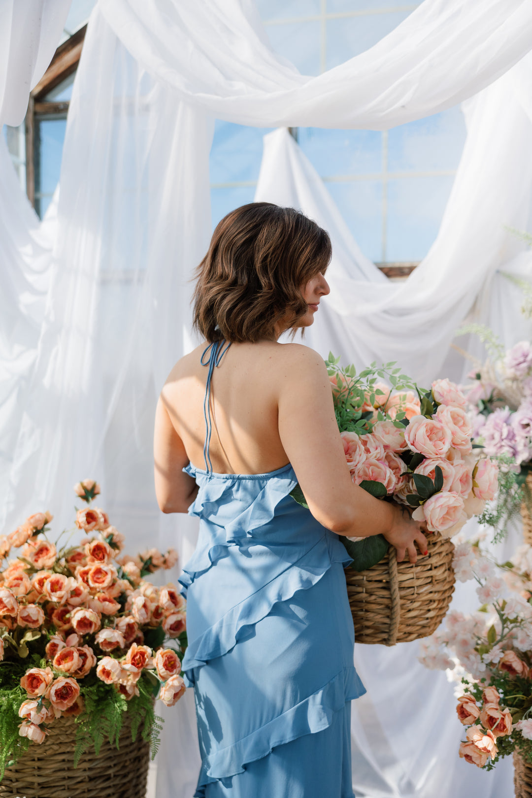 Marjorie Flounce Maxi Dress
