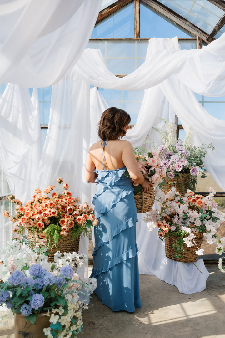 Marjorie Flounce Maxi Dress