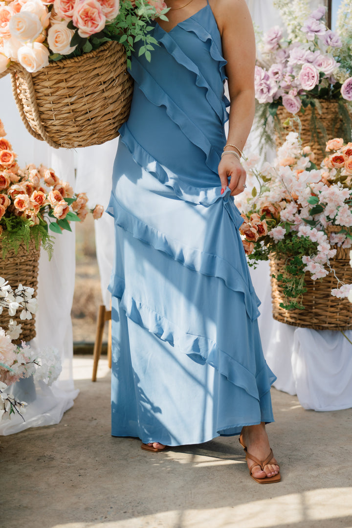 Marjorie Flounce Maxi Dress