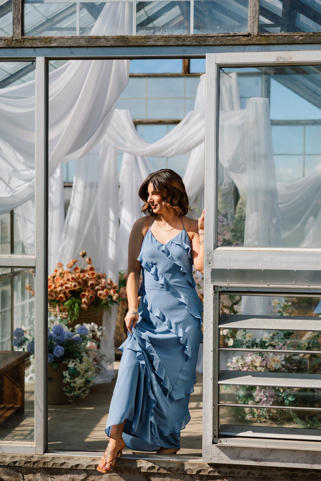 Marjorie Flounce Maxi Dress