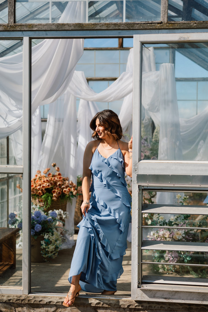 Marjorie Flounce Maxi Dress