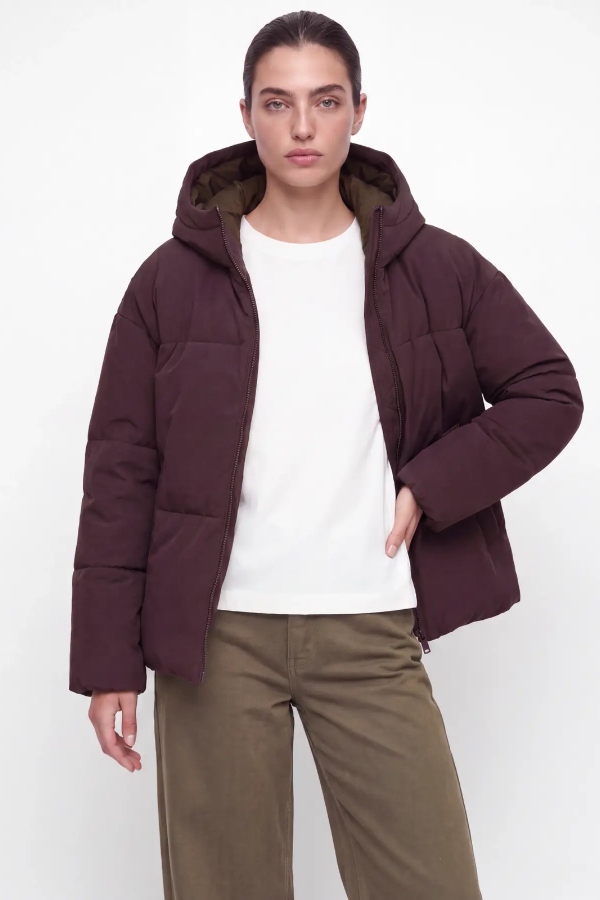 Galaxy Puffer Jacket | Fudge