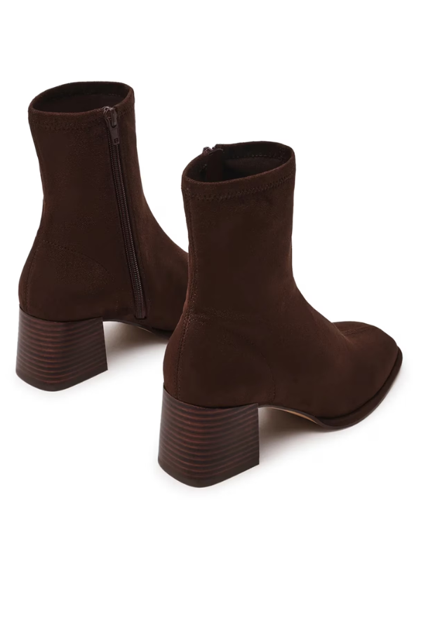 Pammy Chocolate Suede Boot