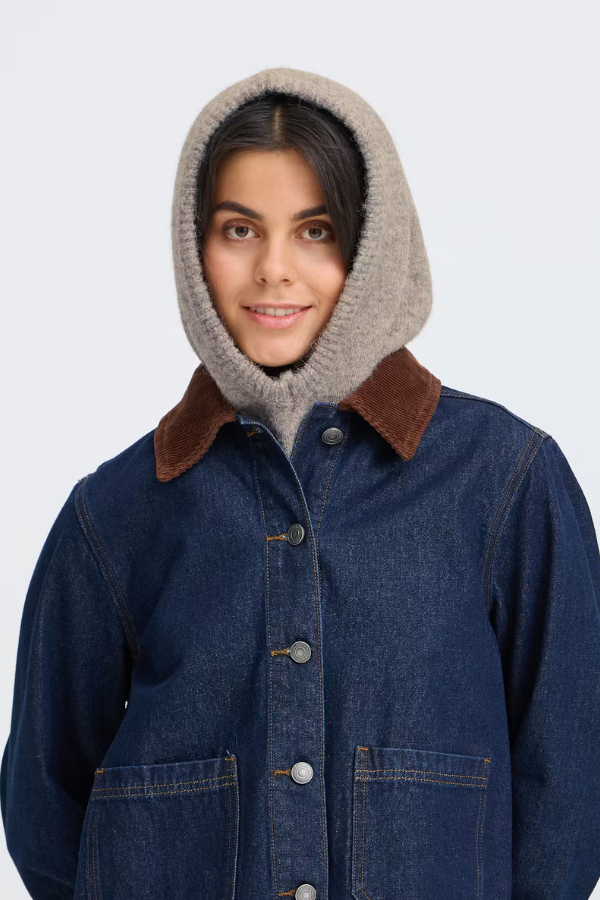 Wool Blend Balaclava | Driftwood