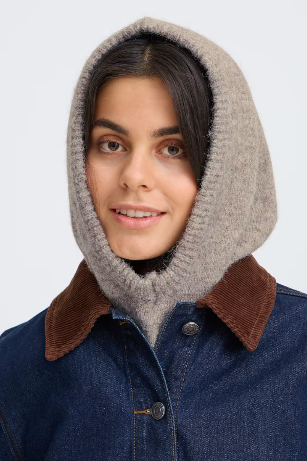 Wool Blend Balaclava | Driftwood
