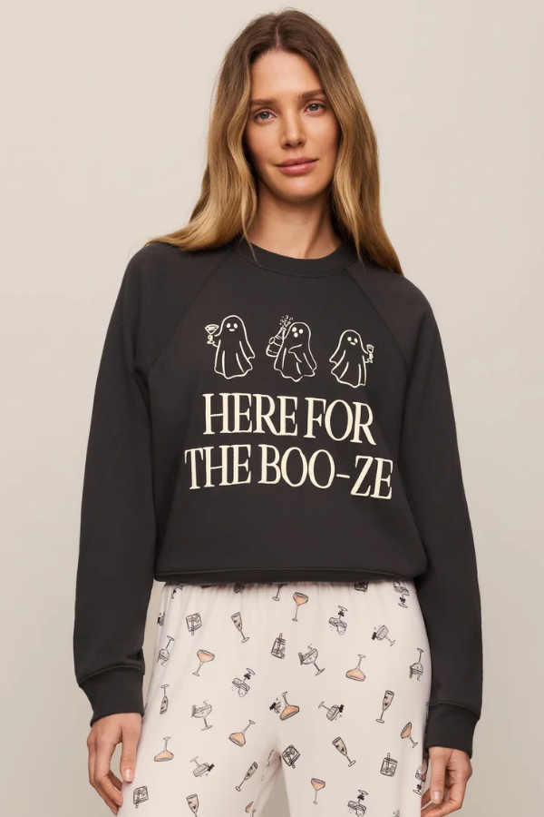Booze Graphic Sweatshirt