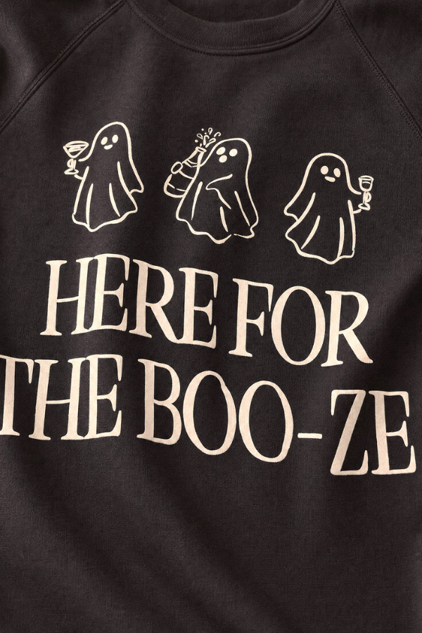 Booze Graphic Sweatshirt