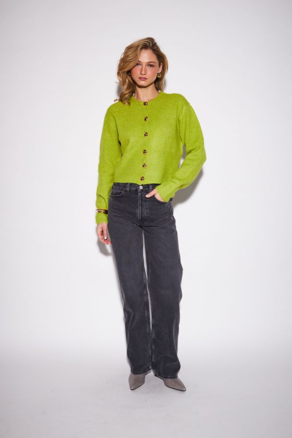 Savannah Chartreuse Cardi