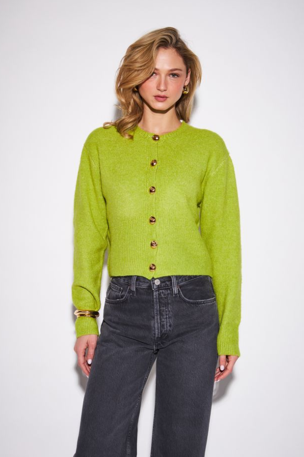 Savannah Chartreuse Cardi