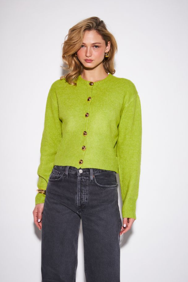Savannah Chartreuse Cardi