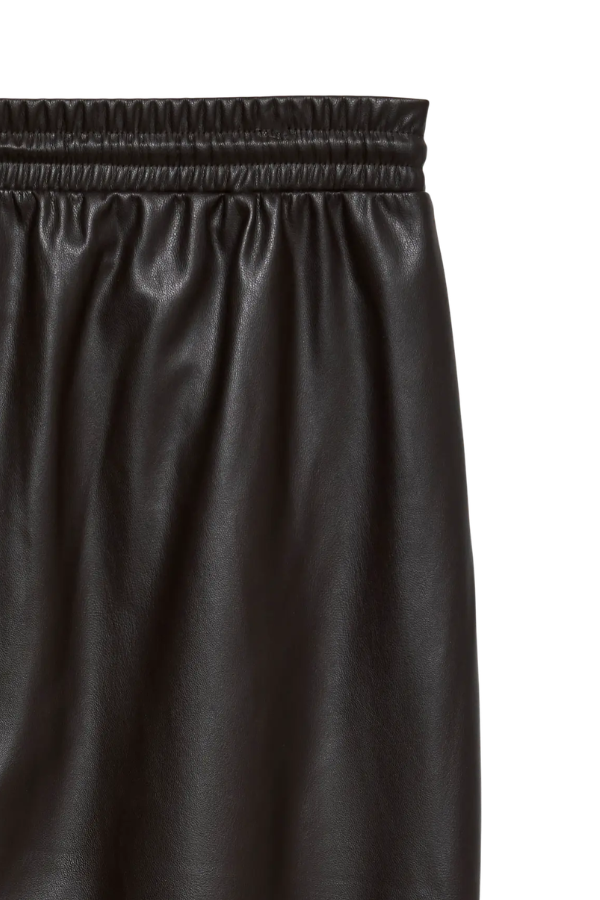 Mikayla Faux Leather Pant | Chocolate Torte