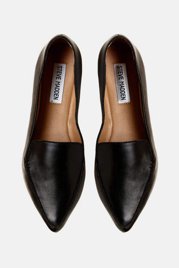 Feather Loafer | Black Leather