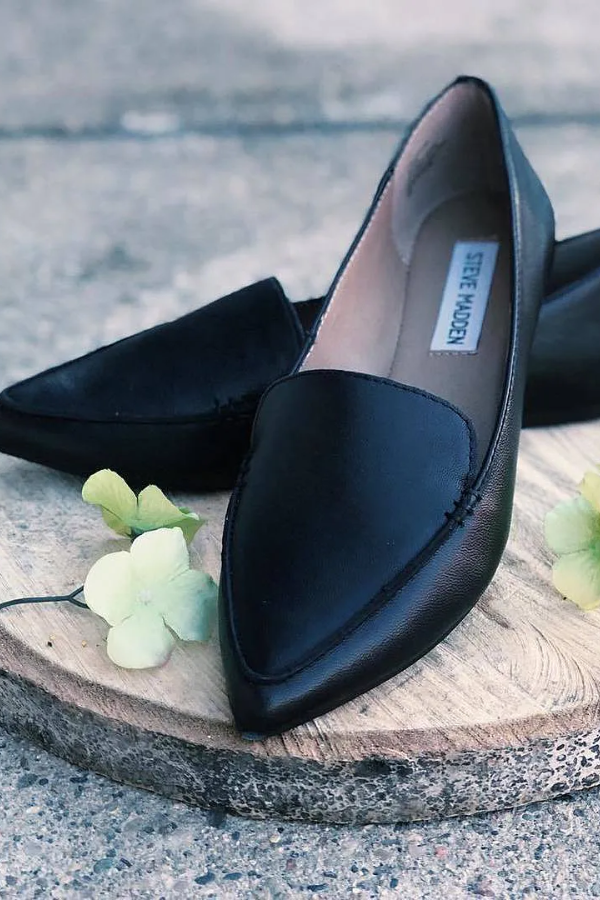 Feather Loafer | Black Leather
