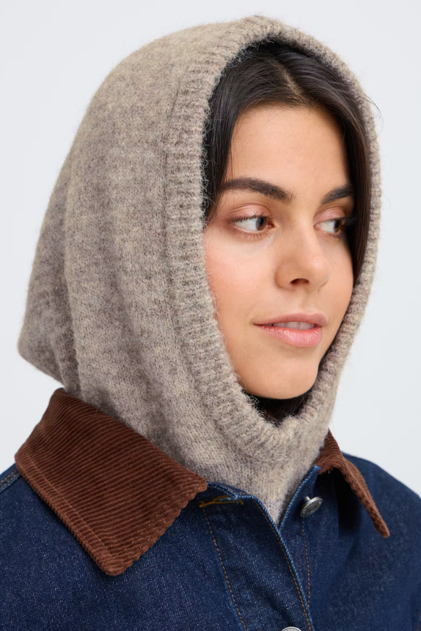 Wool Blend Balaclava | Driftwood