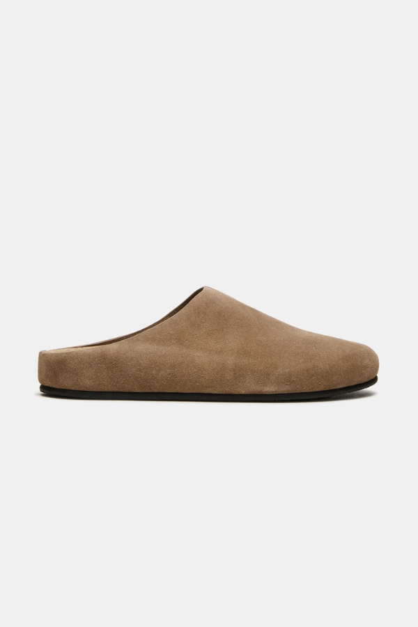Fern Taupe Suede Slip-On