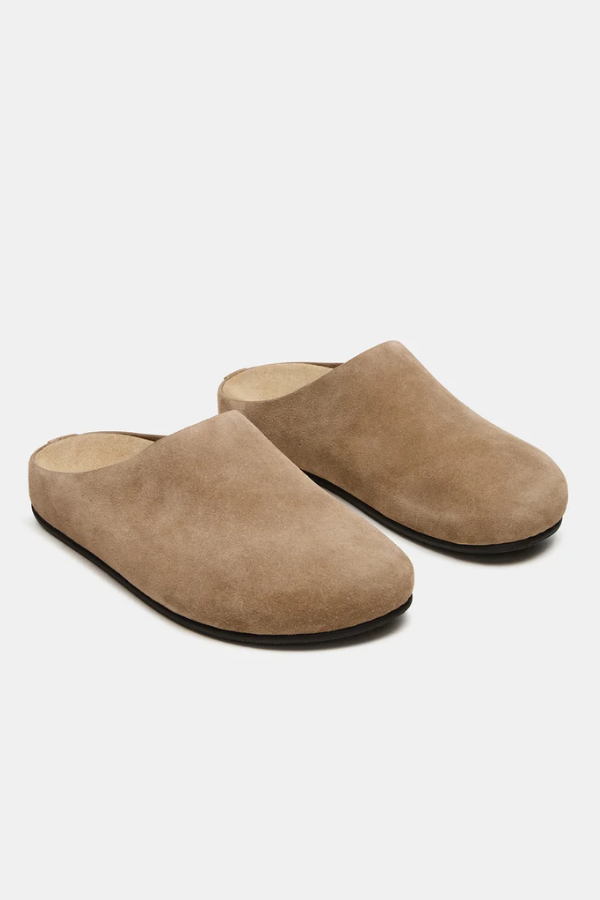 Fern Taupe Suede Slip-On