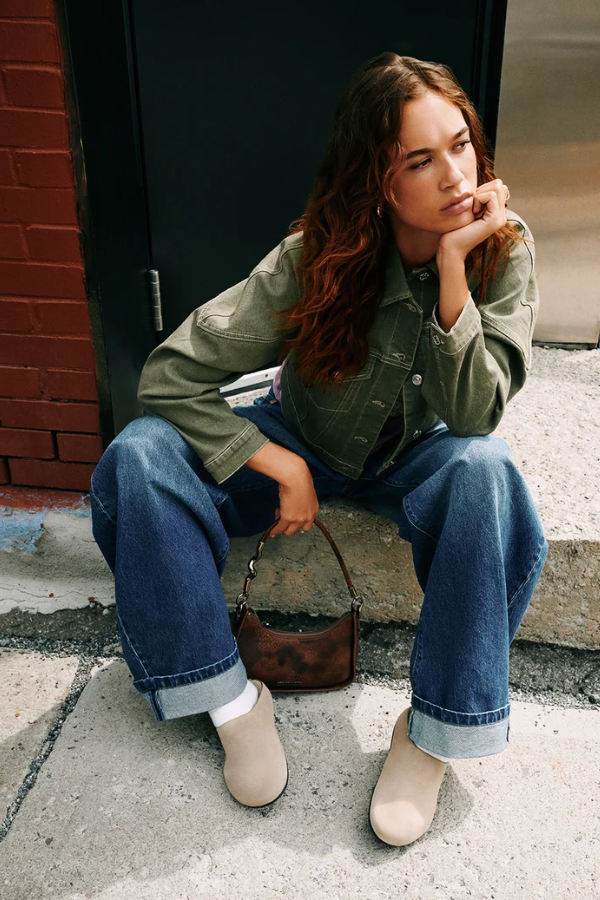 Fern Taupe Suede Slip-On