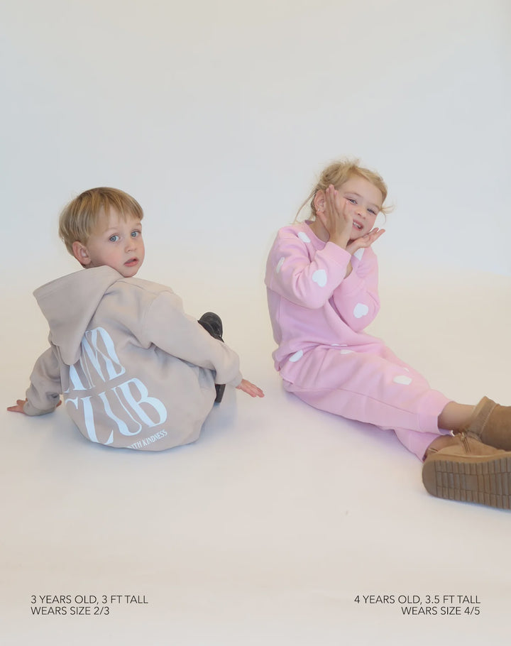 "Kind Club" Kids Big Sister Hoodie | OYSTER