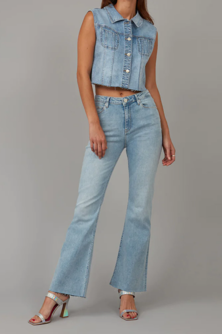 ALICE-TD | High Rise Flare Jeans