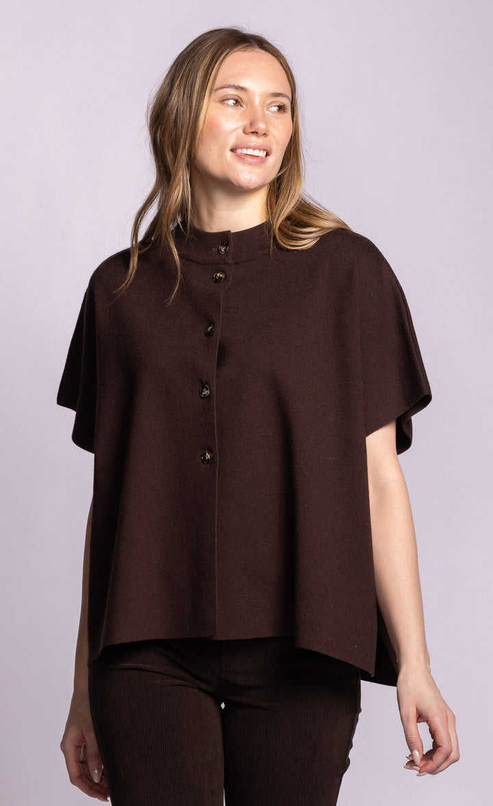 The Melrose Cardigan | Chocolate