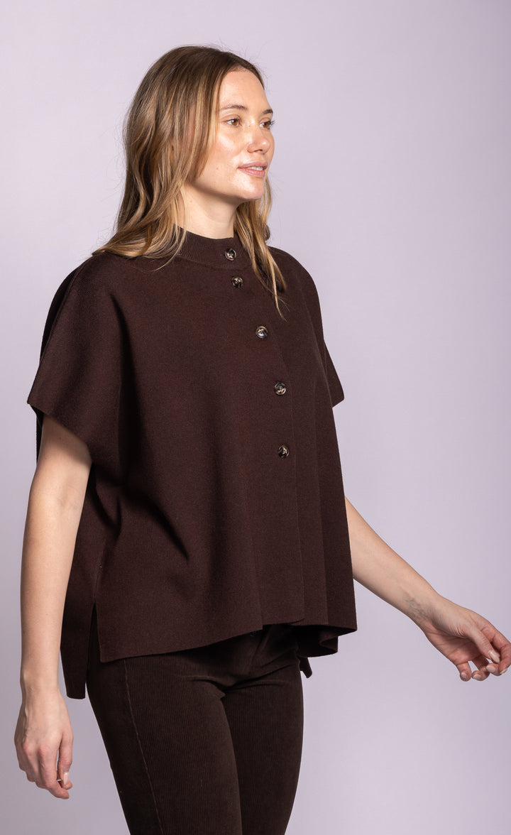 The Melrose Cardigan | Chocolate