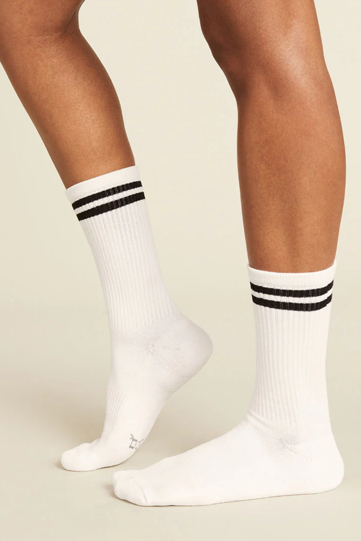 Women's Striped Cushioned Crew Socks