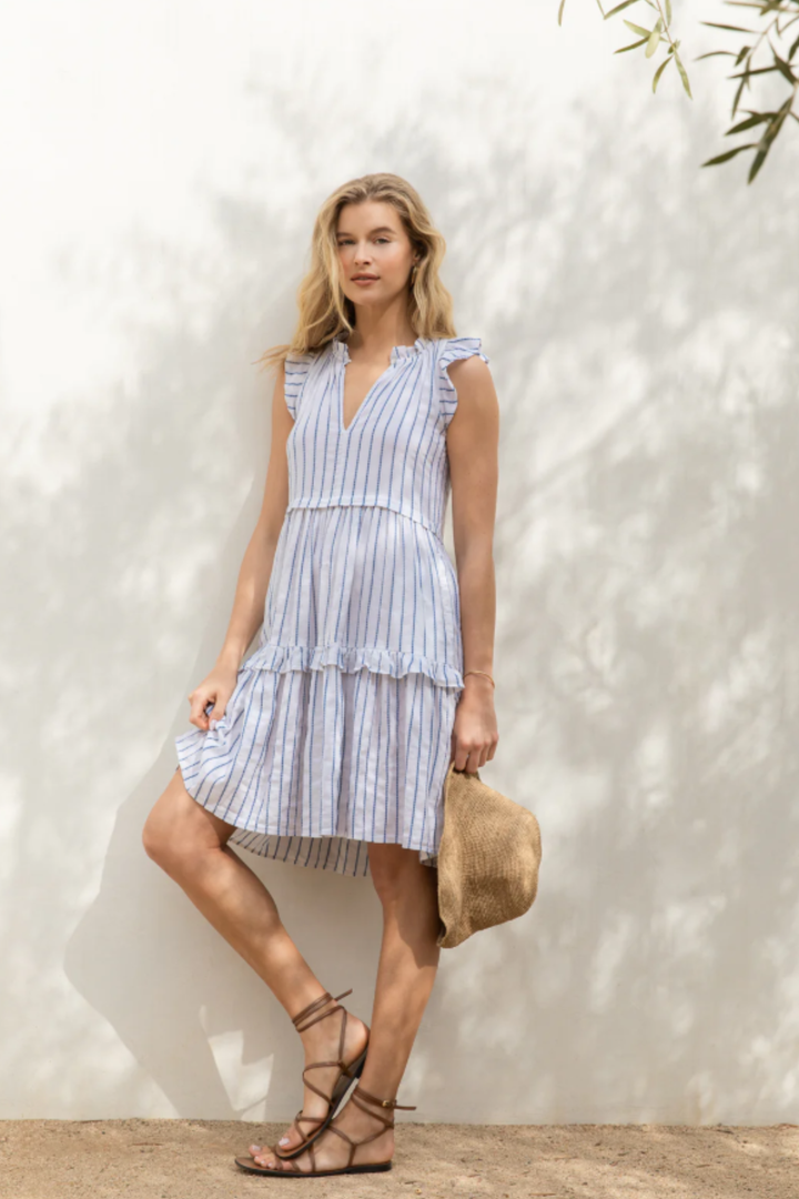 CANDRA STRIPE DRESS