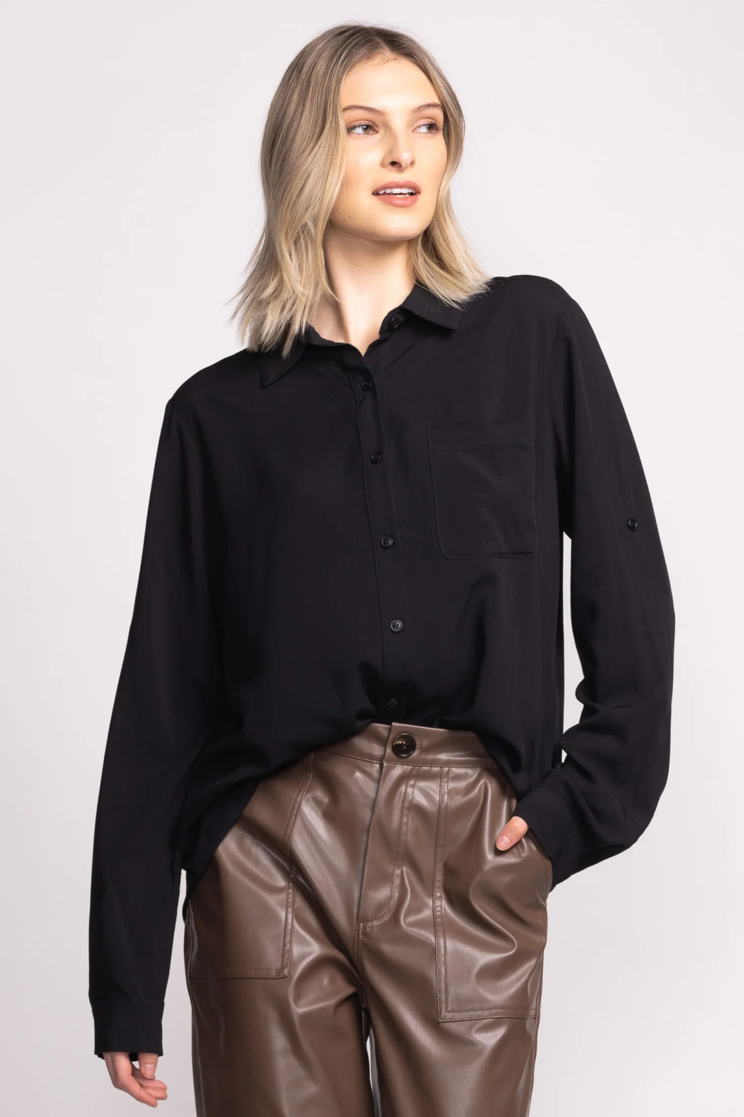 The Banks Button Up | Black