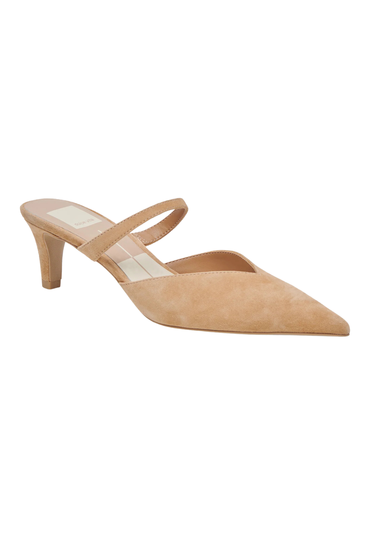 Kanika Mid | Tan Suede