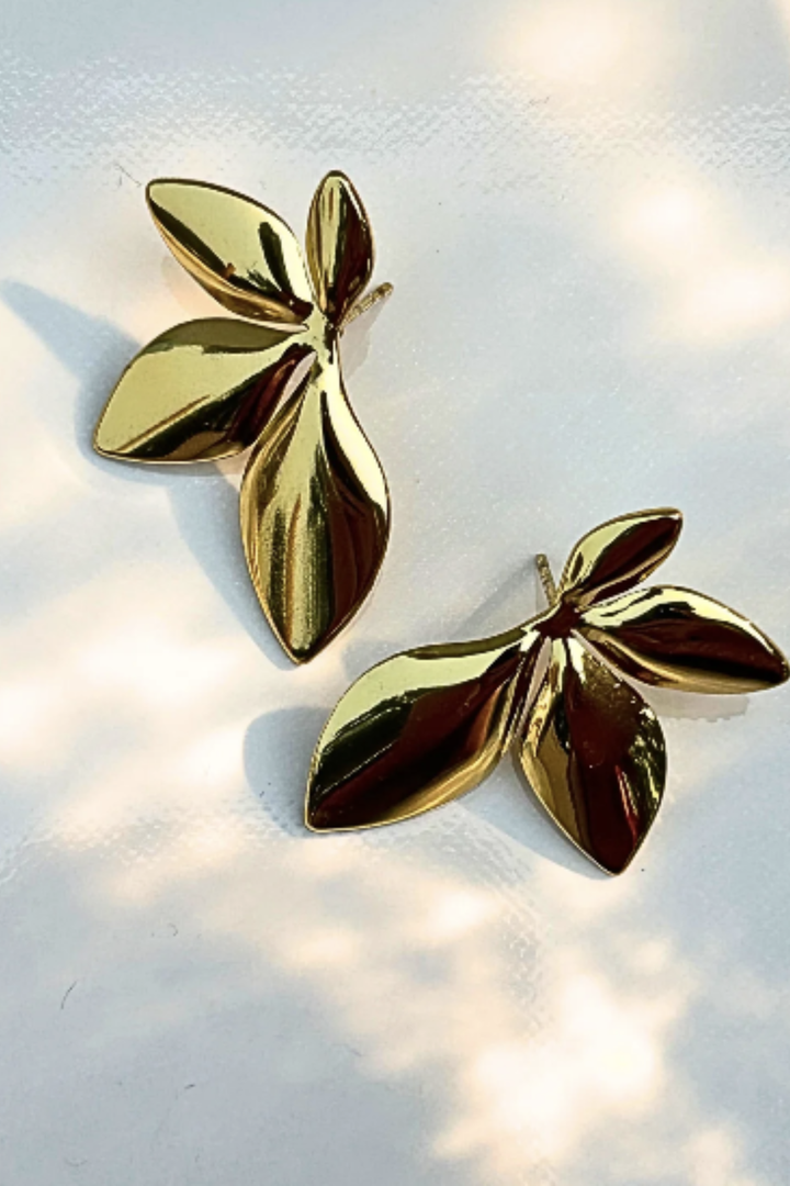 Lily Leaf Earrings