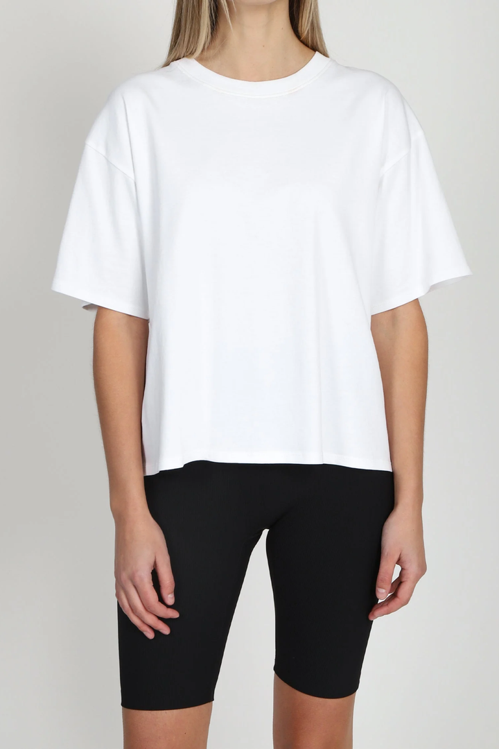 Boxy Tee | White