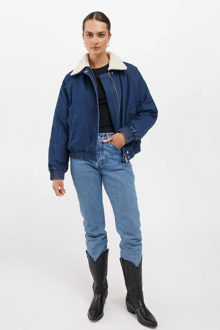 Mackenzie Denim Bomber