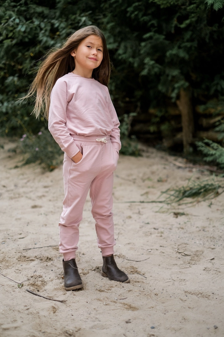 Organic Jogger Set | Muted Pink