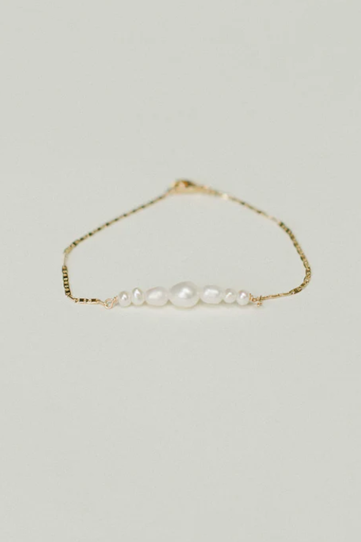 Princess- Pearl Bracelet Gold