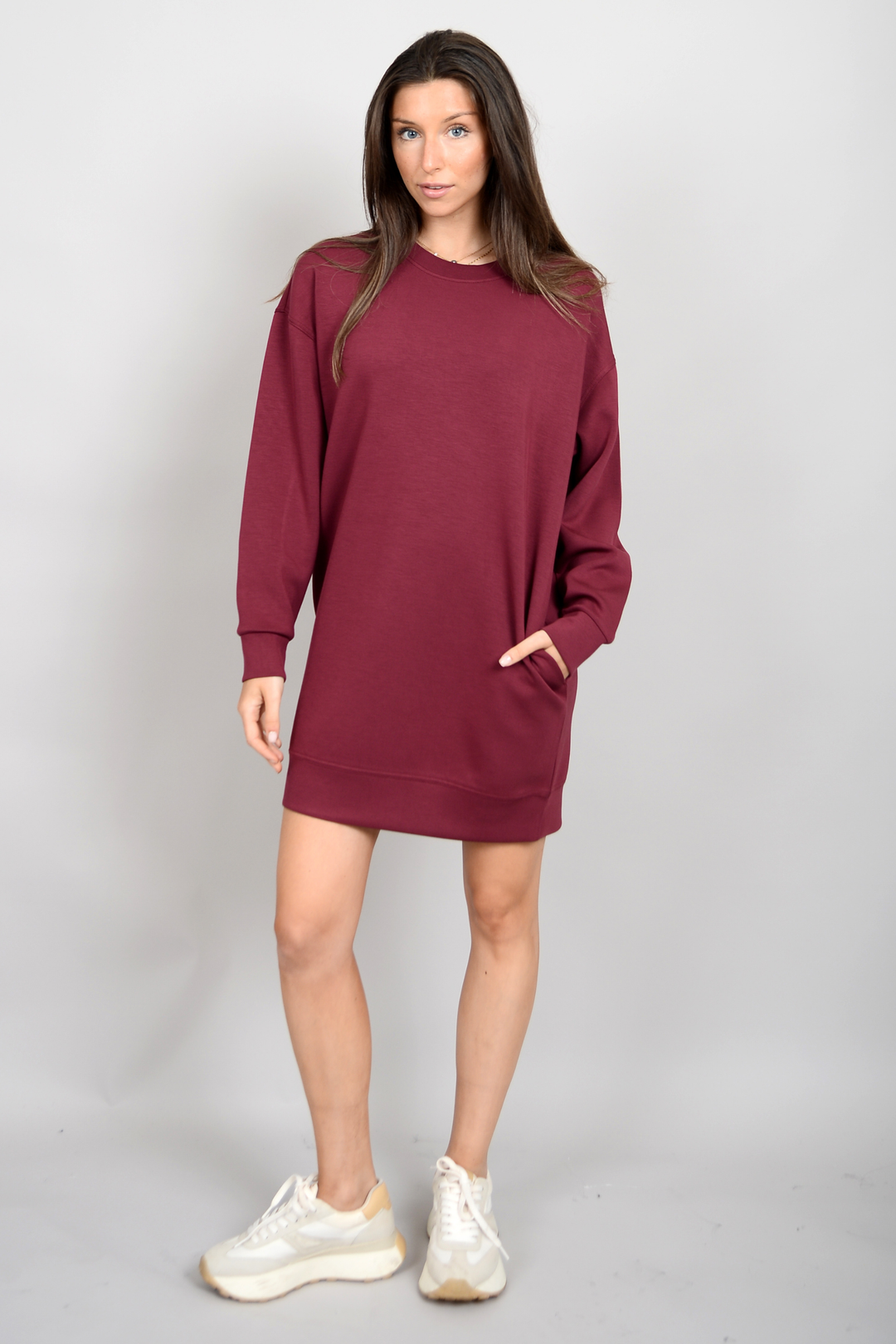 Soft Knit Modal Sweater Dress