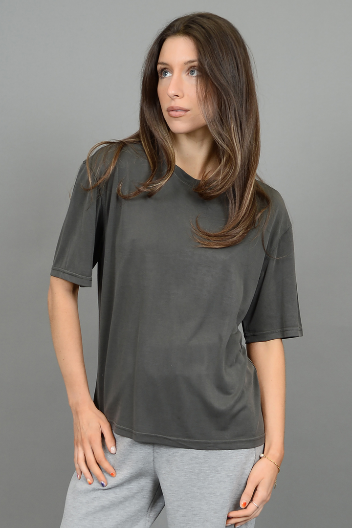 Modal Jersey Short Sleeve Tee | Dark Ivy