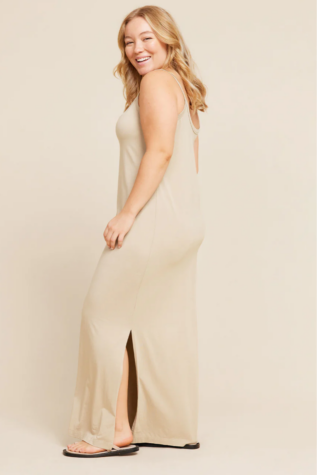 V-Neck Slip Dress