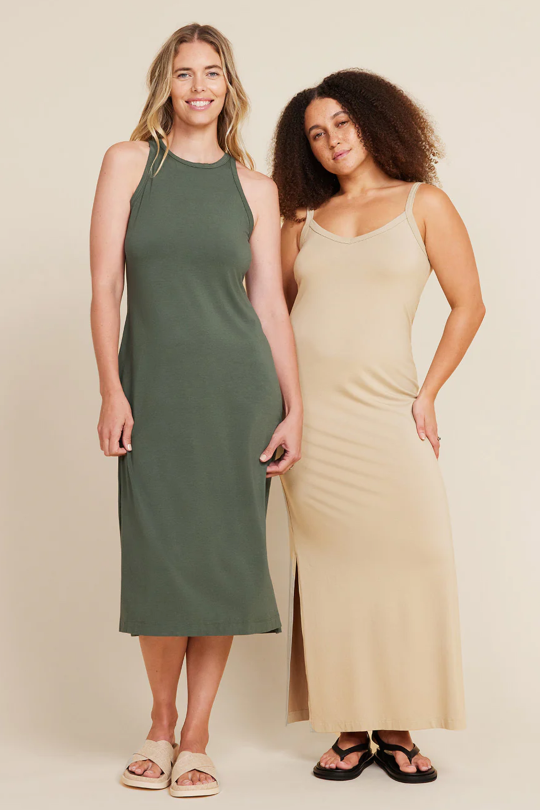 V-Neck Slip Dress