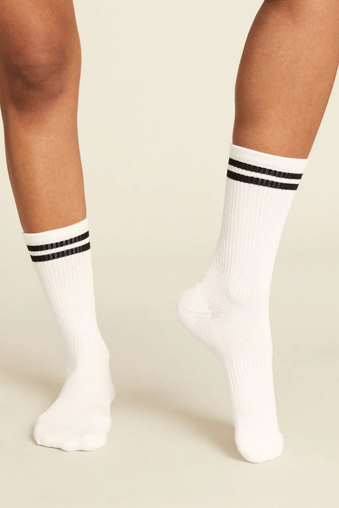 Women's Striped Cushioned Crew Socks