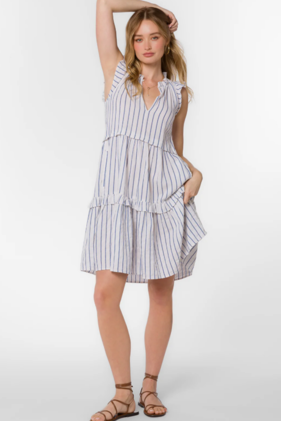 CANDRA STRIPE DRESS