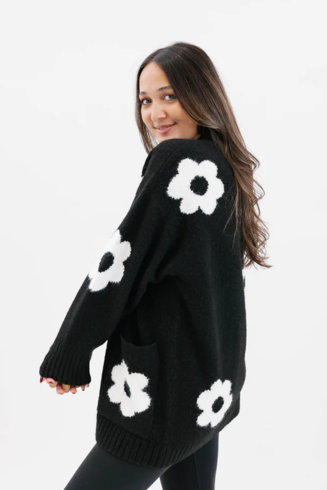 FLORA CARDIGAN | Black