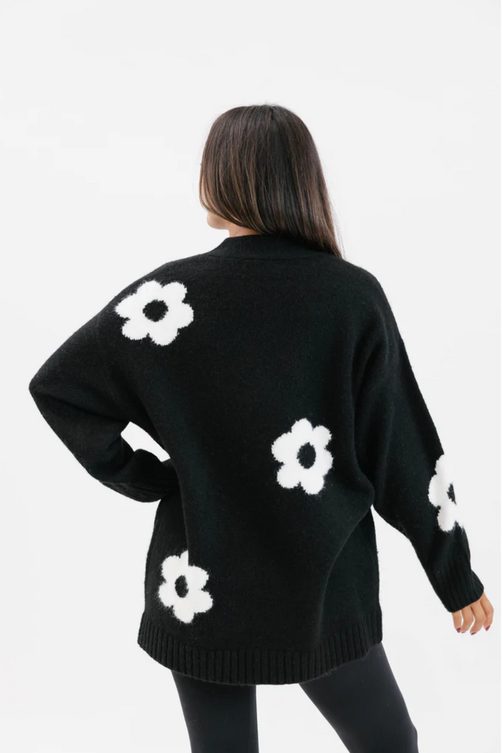 FLORA CARDIGAN | Black