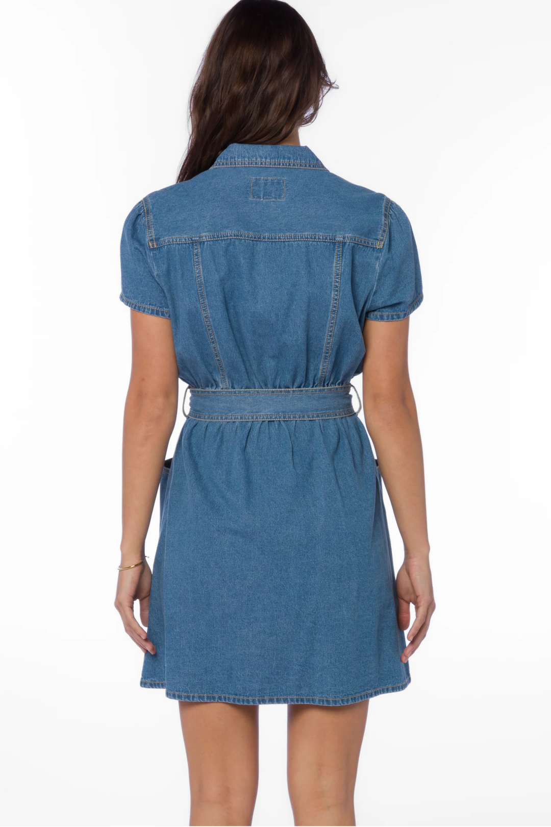 FONDA WESTERN BLUE DRESS