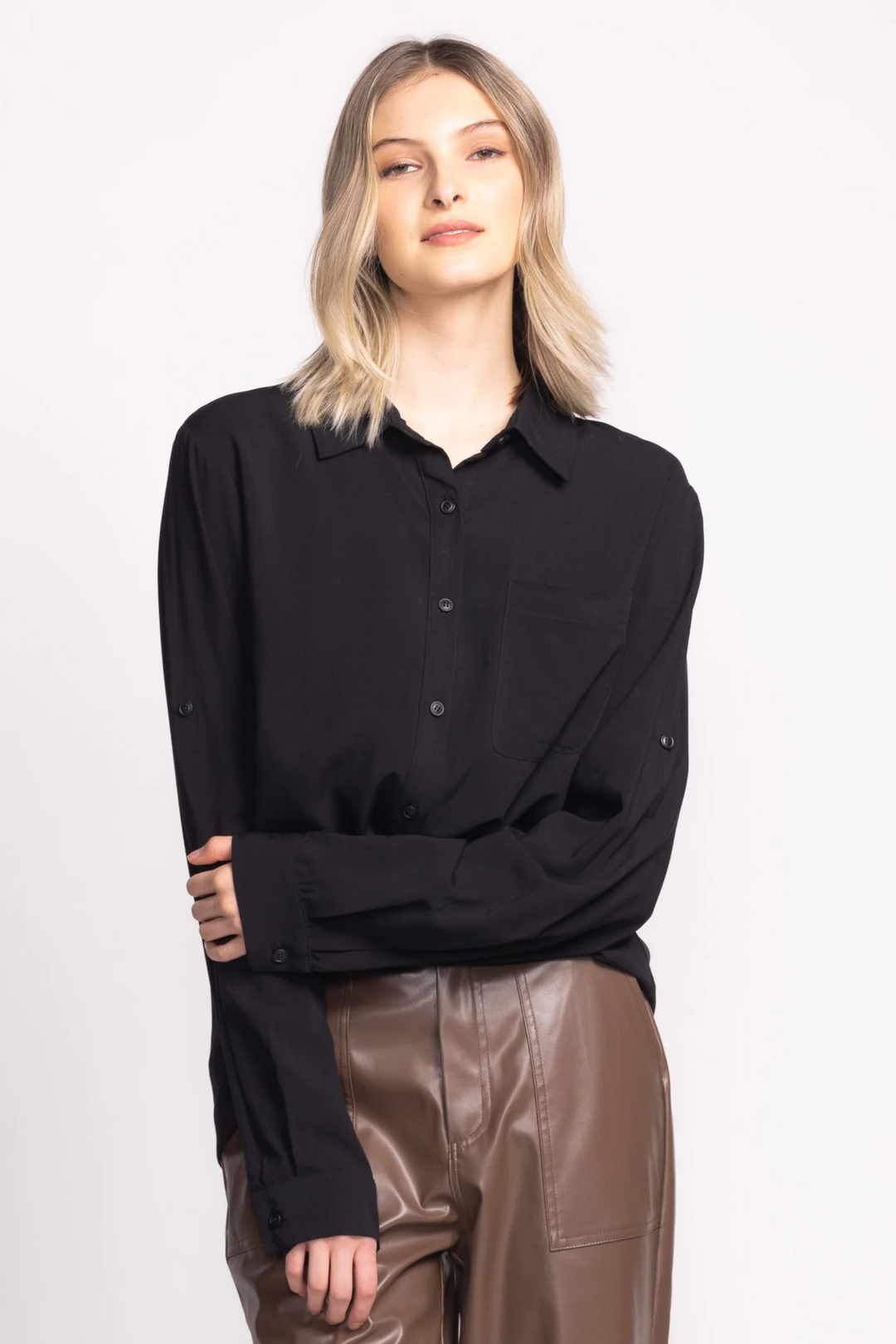 The Banks Button Up | Black