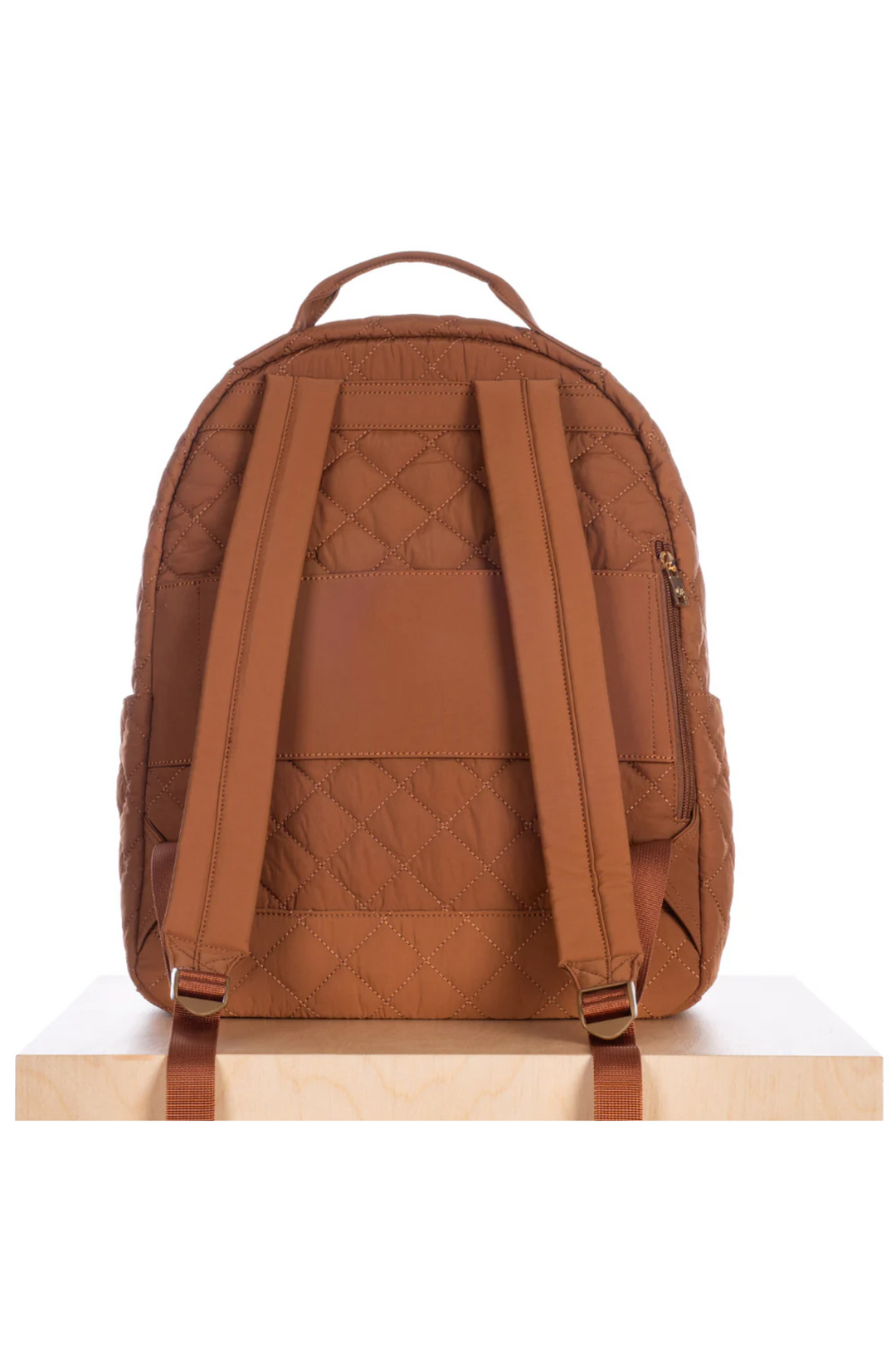 Quilted Backpack | Walnut