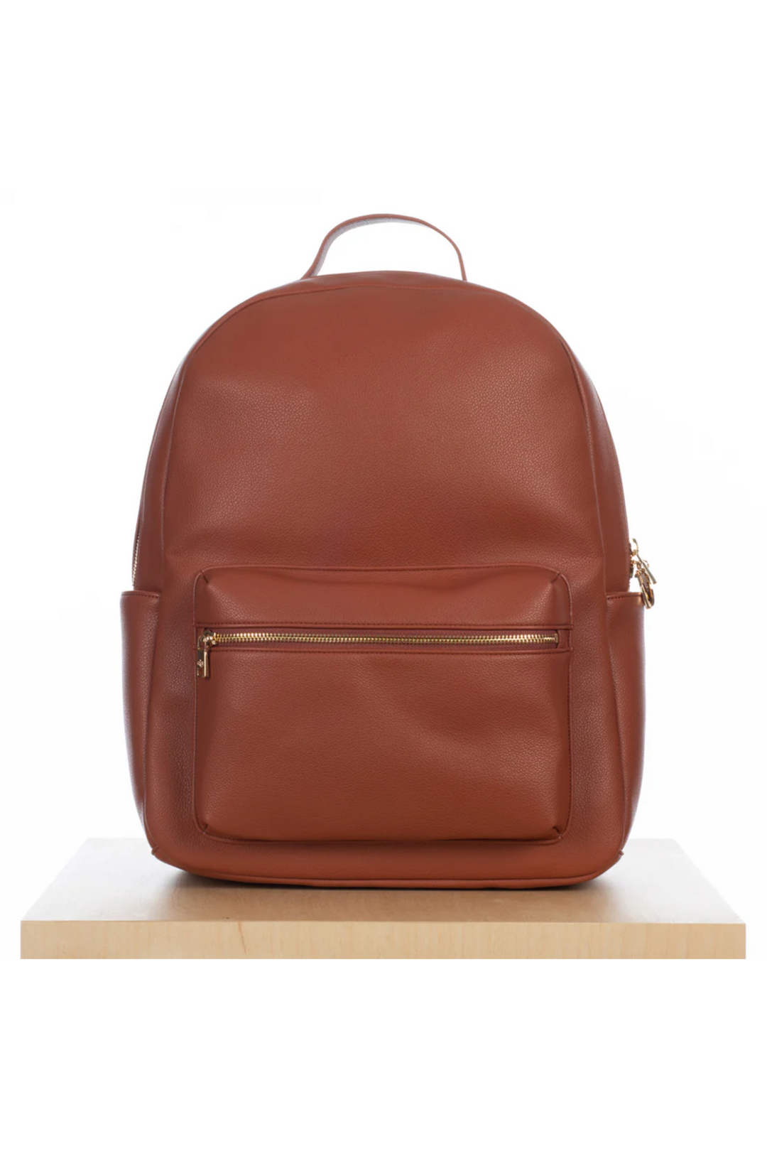 Vegan Leather Backpack | Walnut